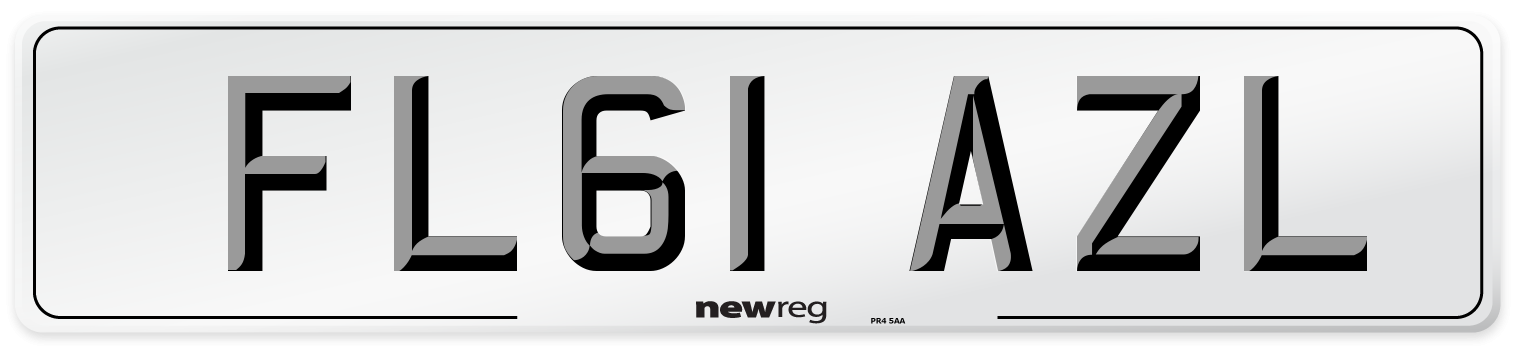 FL61 AZL Number Plate from New Reg